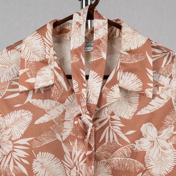 NPC Fashions vintage 70s blouse with removeable tank size 16 - Picture 5 of 7